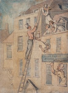 年轻女子的寄宿和教育》，1803年 作者 托马斯·罗兰森
