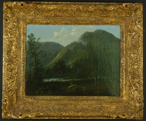 Rydal Hall，1790年布面油画 作者 托马斯·索特尔·罗伯茨
