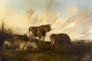 安息于1851年的梅多斯 作者 托马斯·西德尼·库珀