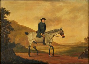 理查德·达文波特肖像，1776年 作者 托马斯·斯金格