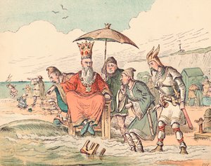卡努特和他的朝臣们，c1884