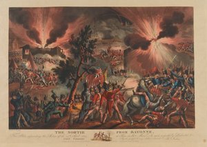1814年来自巴约讷的出击 作者 托马斯·萨瑟兰