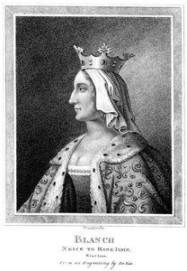 卡斯蒂利亚·布兰奇1188-1252，侄女约翰国王。