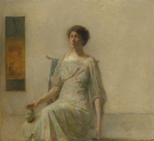 戴面具的女人，1911年。 作者 托马斯·威尔默·杜温
