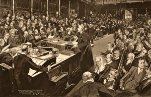 1902年“伦敦新闻报”中收到陛下初步宣言的上议院和下议院