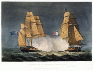 法国船只 "La Nereide "号被俘，12 月 21 日 作者 托马斯·惠特科姆