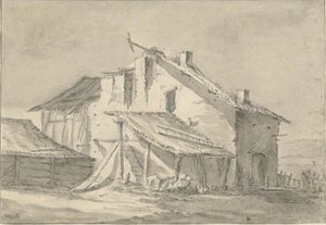 破旧的农舍 作者 托马斯·威克（归因于）