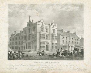 汉利-区银行：石版画，nd [?1833] (印刷品) 作者 托马斯·威特兰·阿特金森