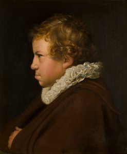 据说是雨果·格老秀斯的男孩肖像，c.1616-67（面板油画） 作者 Thomas de (attr.to) Keyser