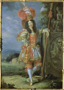 Leopold I（1640-1705），神圣罗马帝国皇帝，穿着戏剧服装，打扮成La Galatea的Acis，1667年安东尼奥德拉吉（音乐铜）