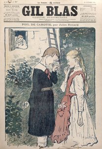 Jules Renard（1864-1910）的&39;胡萝卜的头发&39;插图&39;Gil Blas&39;，1895年10月20日