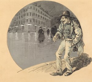 1888年，在《爱的诱惑》中。 作者 西奥菲勒·亚历山大·斯坦伦