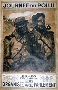 多毛的日子（1915年12月25日至26日），法国第一次世界大战海报，1915年