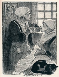 Chansons De Femmes的Les Femmes De France，1897年，1898年 作者 西奥菲勒·亚历山大·斯坦伦