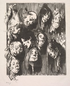 一分钱的十次暗杀，1897年。 作者 西奥菲勒·亚历山大·斯坦伦