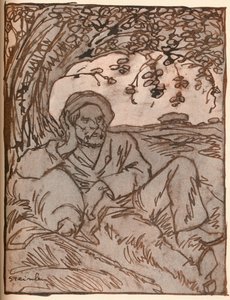 流浪者，c1879-1914，1914 作者 西奥菲勒·亚历山大·斯坦伦
