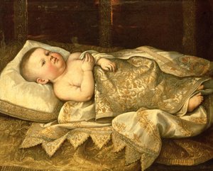 Leopold de Medici王子画象作为婴孩