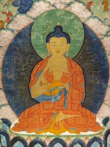 佛陀和三只雅加达人：Mahakapi，Ruru，Shaabhamiga