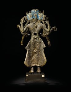 Ekadashalokeshvara 雕像 作者 藏族学校