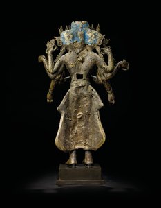 Ekadashalokeshvara 雕像 作者 藏族学校