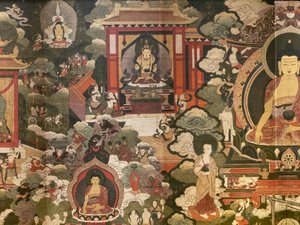 释迦牟尼佛的生活场景 作者 藏族学校