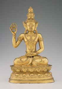 Vajrasattvadhatu Lokesvara（镀金铜合金） 作者 藏族学校