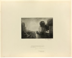 狄多建造迦太基》，选自《英国古代艺术大师作品集