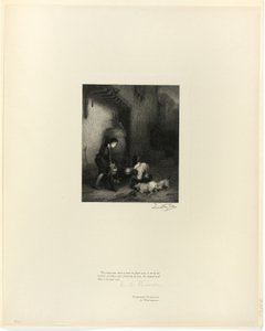 挖掘老鼠，选自英国古代大师作品
