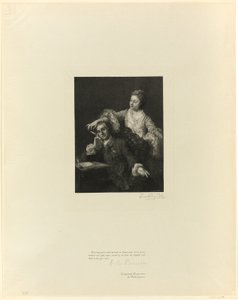 加里克和他的妻子，选自英国古代大师作品 作者 蒂莫西·科尔