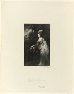 乔治亚娜，德文郡公爵夫人，选自英国古代艺术大师作品