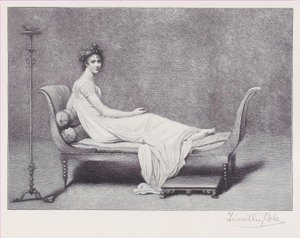 Récamier夫人，1909年。 作者 蒂莫西·科尔
