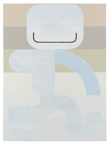 雪男孩，2018（乳胶和珐琅画布） 作者 