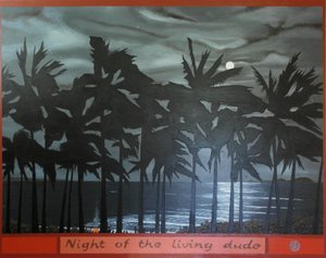 Night of the living dude, 2012, oil on canvas 作者 蒂莫西·内森·乔尔