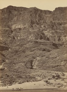 科罗拉多大峡谷河壁，1872 年（照片）