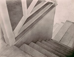 楼梯，墨西哥城，蒂娜·莫多蒂 (Tina Modotti) 作者 蒂娜·莫多蒂