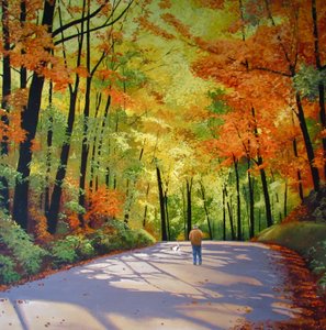 同行，2017（丙烯酸画布） 作者 蒂娜·帕尔默（Tina Palmer）