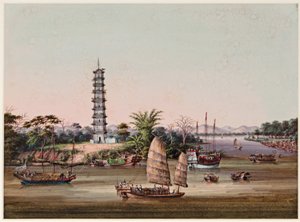珠江九层黄埔宝塔 作者 廷夸