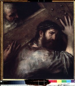 背负十字架的基督提香或提香（Tiziano Vecellio 或 Vecelli，或 Tiziano da Cador）的画作 作者 提香（c.1488-1576）