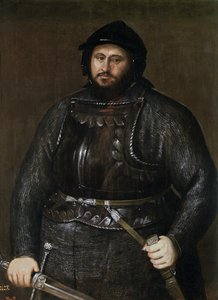 约翰·弗雷德里克一世（1503-1554），萨克森州选举人，1548年 作者 蒂齐亚诺·韦切利（Tiziano Vecelli）
