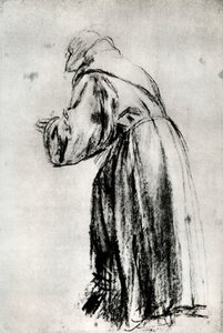 公爵·格里蒂（Doge Gritti）奉献的照片中的圣贝纳迪诺研究，c1535，1937年 作者 蒂齐亚诺·韦切利（Tiziano Vecelli）