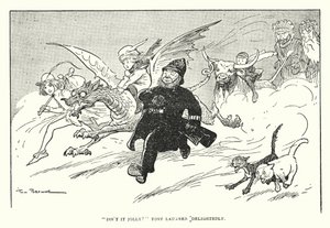 "这不是很快乐吗！"托尼高兴地笑了起来(litho) 作者 汤姆·布朗