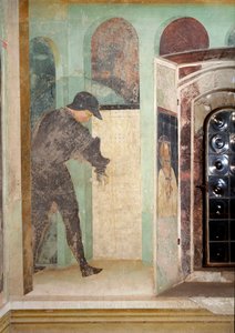 施洗者约翰的生活：护卫--壁画 作者 Tommaso Masolino da Panicale
