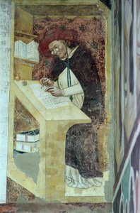 休格斯·德·普罗旺斯（hugues de Provence）在他的办公桌上，从“章房”中的“多米尼加共和国四十位杰出的成员”循环中