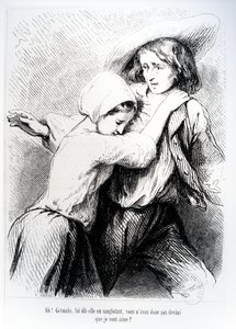 玛丽和日耳曼来自1851年乔治·桑德的“魔鬼池”