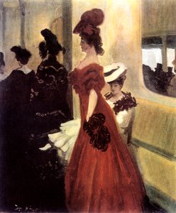 机舱，1906年 作者 托尼·米纳兹（Tony Minartz）