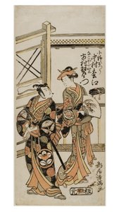 歌舞伎演员中村松江饰演小野大津，一村内右卫门饰演名古屋小山。
