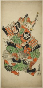 坂田金时与天狗摔跤