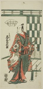 饰演渡边纲的演员小野江菊五郎 I 作者 鸟井清光一号