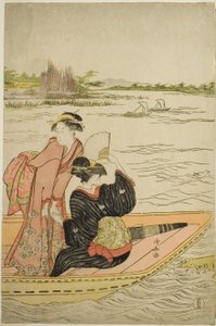 隅田川上的渡船 作者 永永鸟居