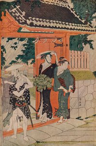 1787年，Mimeguri Inari神社发生骤雨 作者 永永鸟居